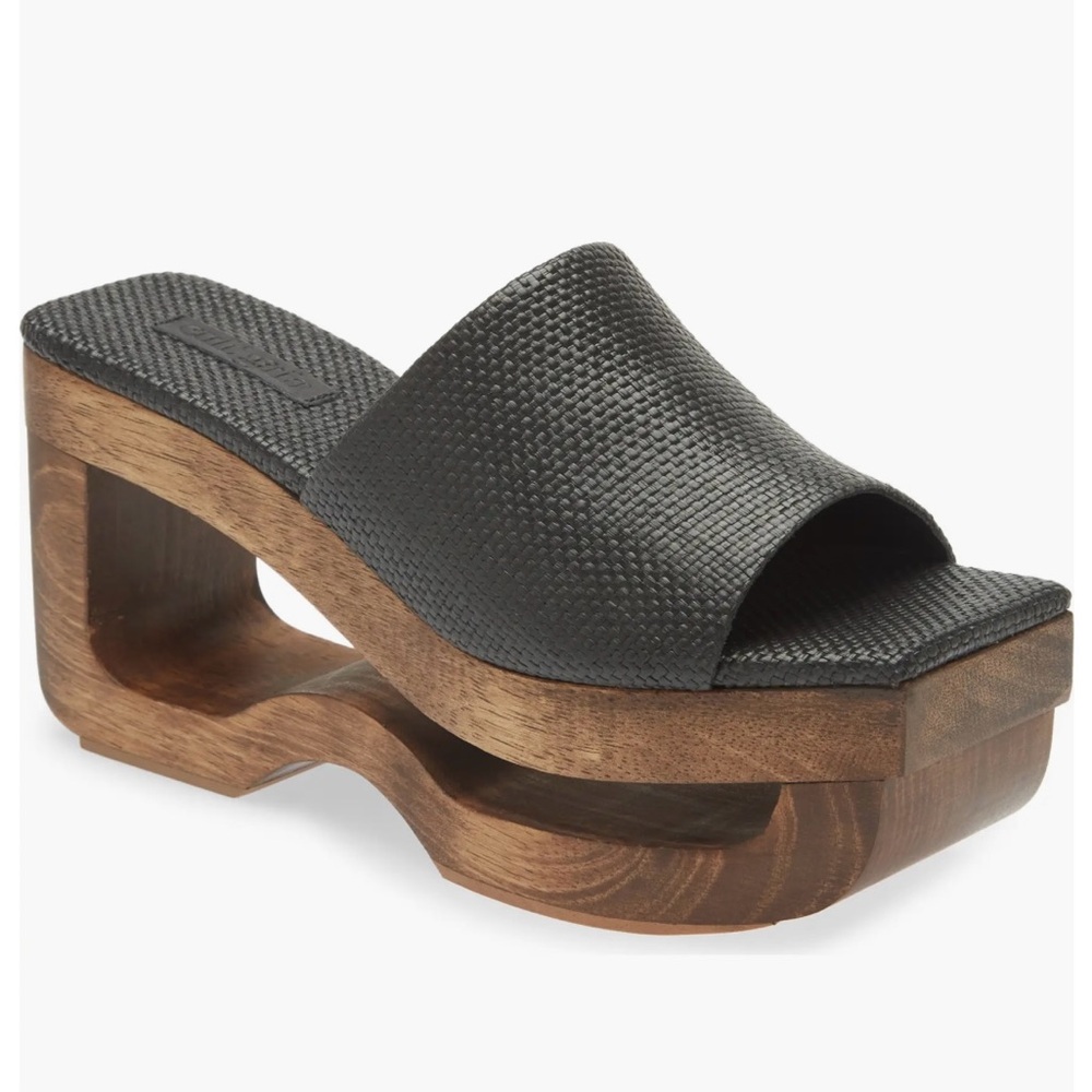 Cult Gaia Ruza Platform Sandal in Black - Size 40